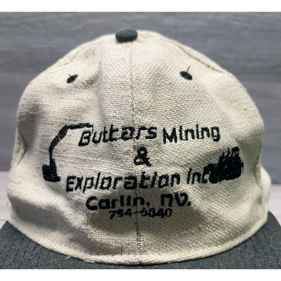 Carlin Nevada Snapback Hat Buttars Gold Mining & Exploration Inc Canvas - Picture 2 of 12
